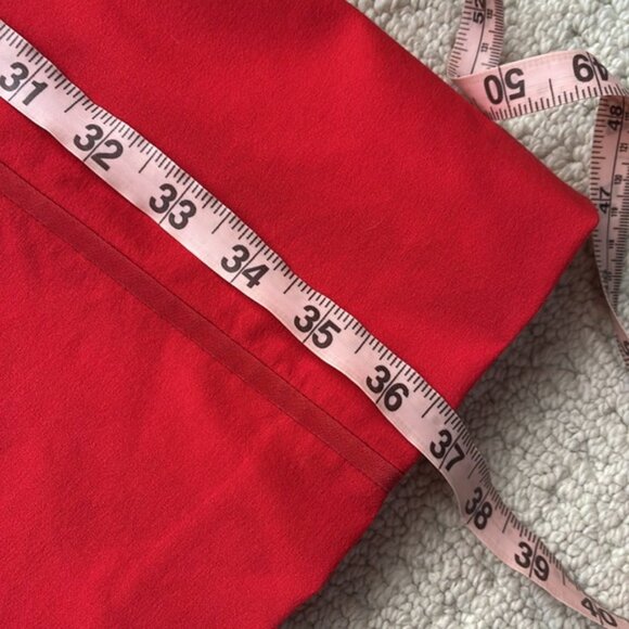 Tory Burch Women's Red Wool Sleeveless Sheath Dress Size 6 - Picture 13 of 14